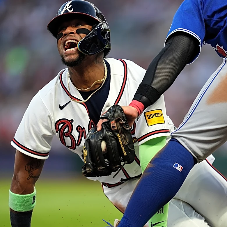 El jardinero derecho de los Bravos, Ronald Acuña Jr., podría volver de la IL en Baltimore