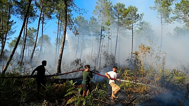 Francia evacua a 4.000 personas más mientras el calor amenaza la lucha contra el fuego en Europa