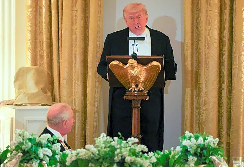 Trump dice que el rey Carlos no quiere que Irán tenga armas nucleares