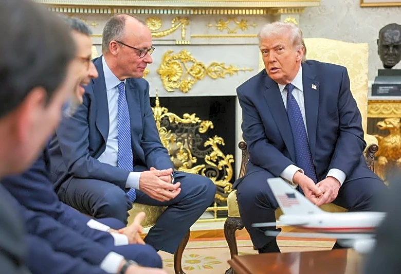 Tras las críticas de Trump, Merz dice que las relaciones con el presidente de EEUU son buenas