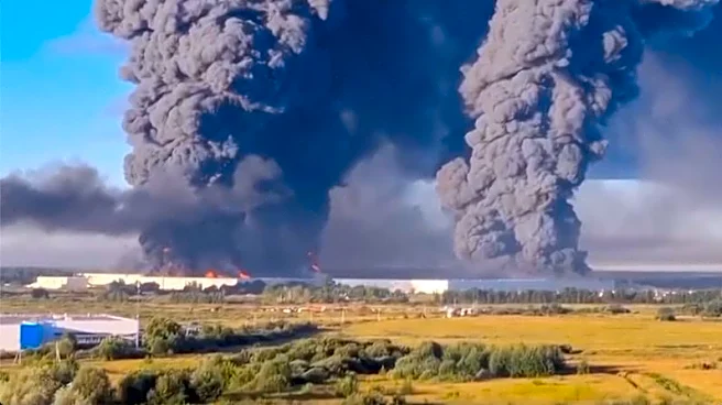Drones ucranianos dejan siete muertos en almacén ruso y provocan incendio en terminal petrolera