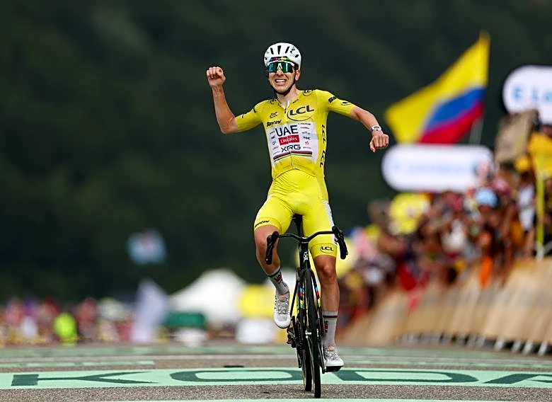 Pogacar gana en solitario la 14ª etapa del Tour de Francia y amplía su ventaja en la general