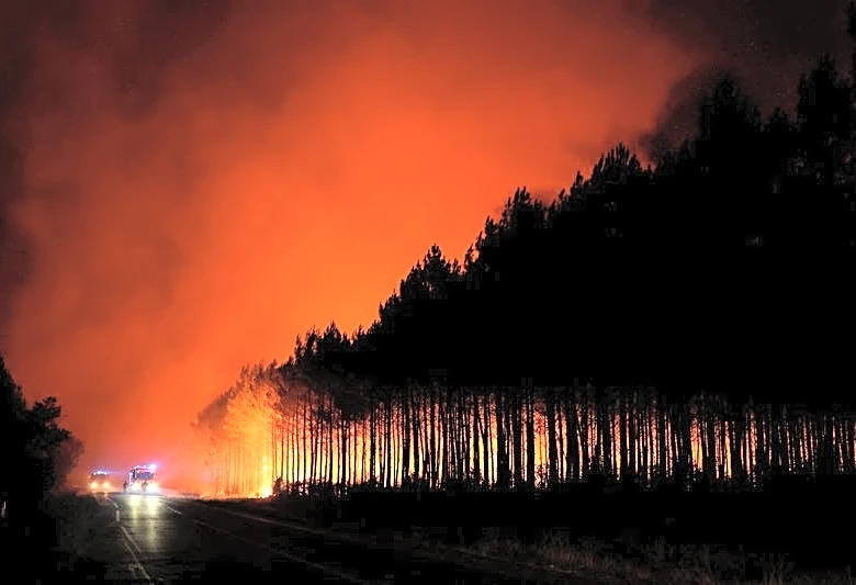 Incendio forestal en Francia obliga a huir a miles de personas; persiste riesgo en Europa