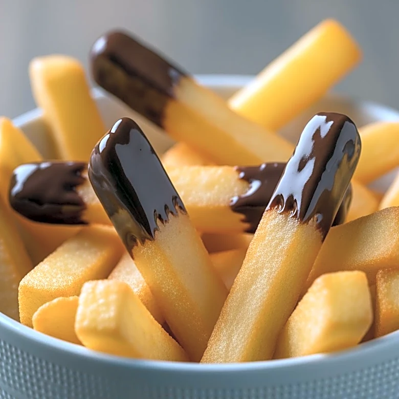 Papas Fritas Cubiertas de Chocolate: Un Delicioso Contraste