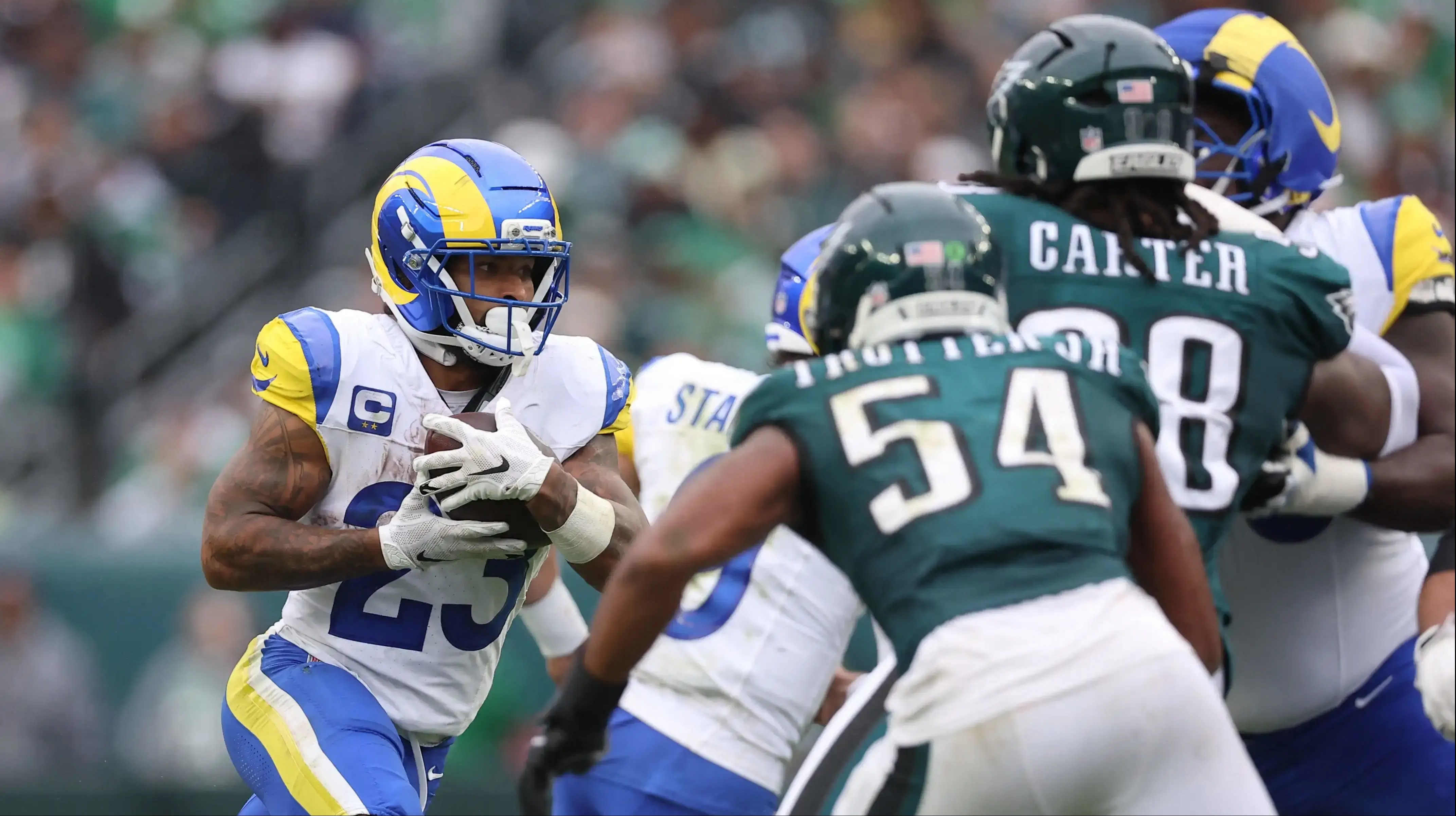 Kyren Williams' late touchdowns power Rams past Eagles