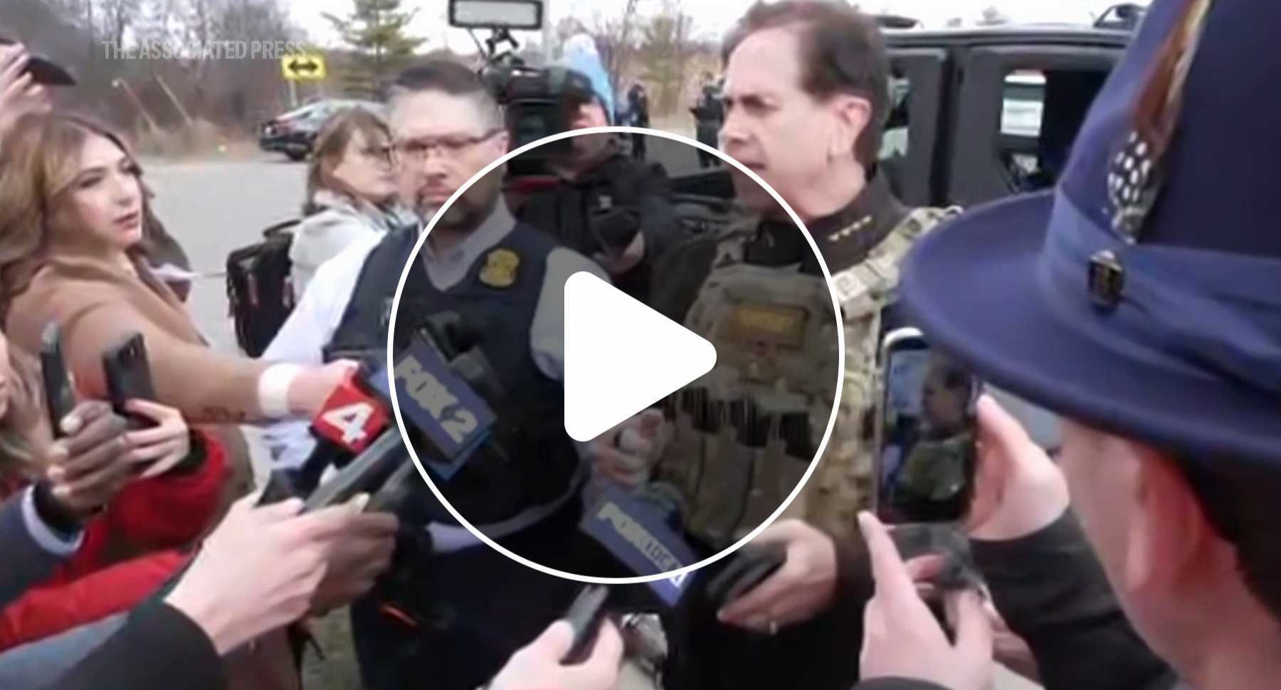 VIDEO | Sheriff says driver who rammed into Michigan synagogue is dead