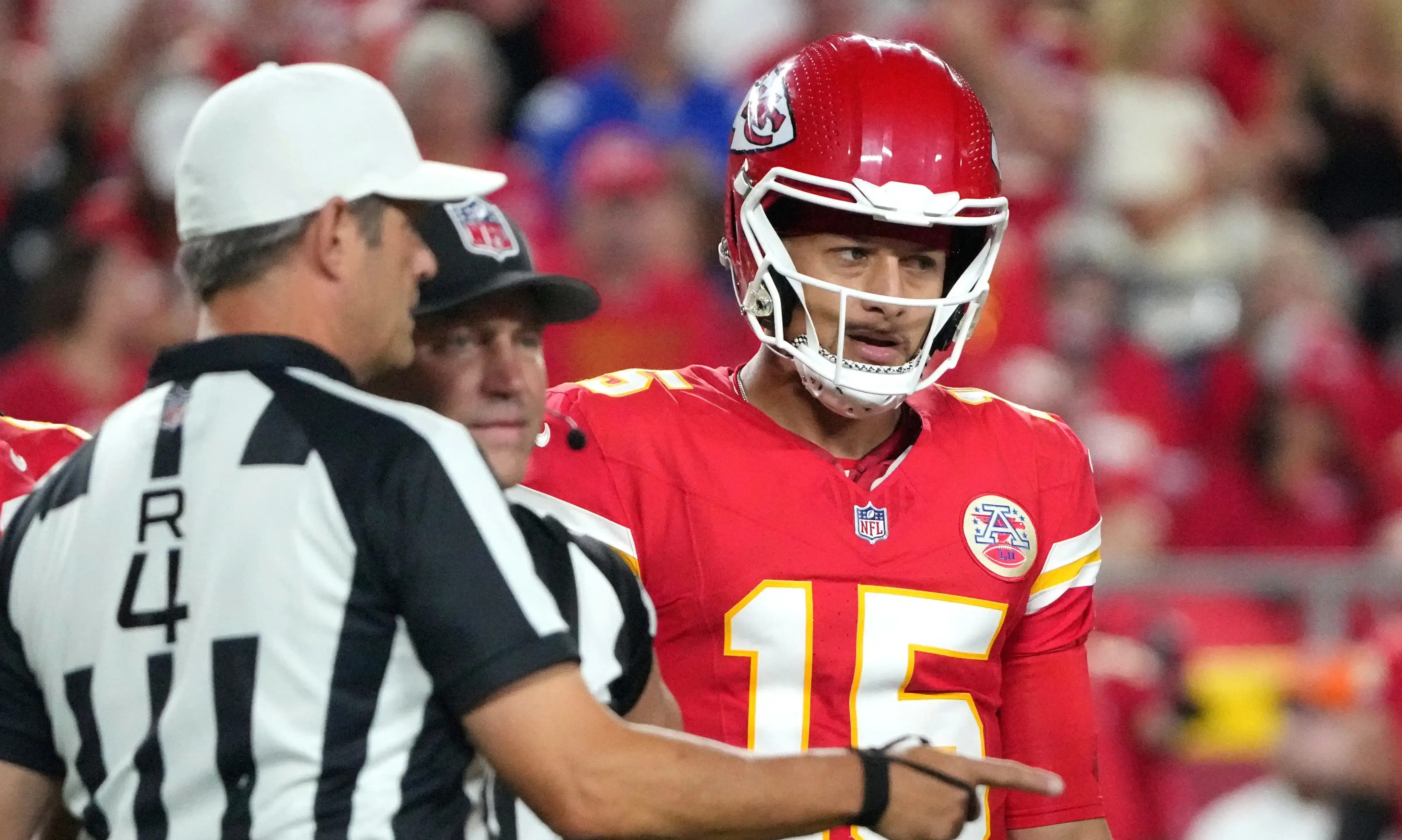 Patrick Mahomes' hilarious reason for being 'glad' Laquon Treadwell's fumble was overturned