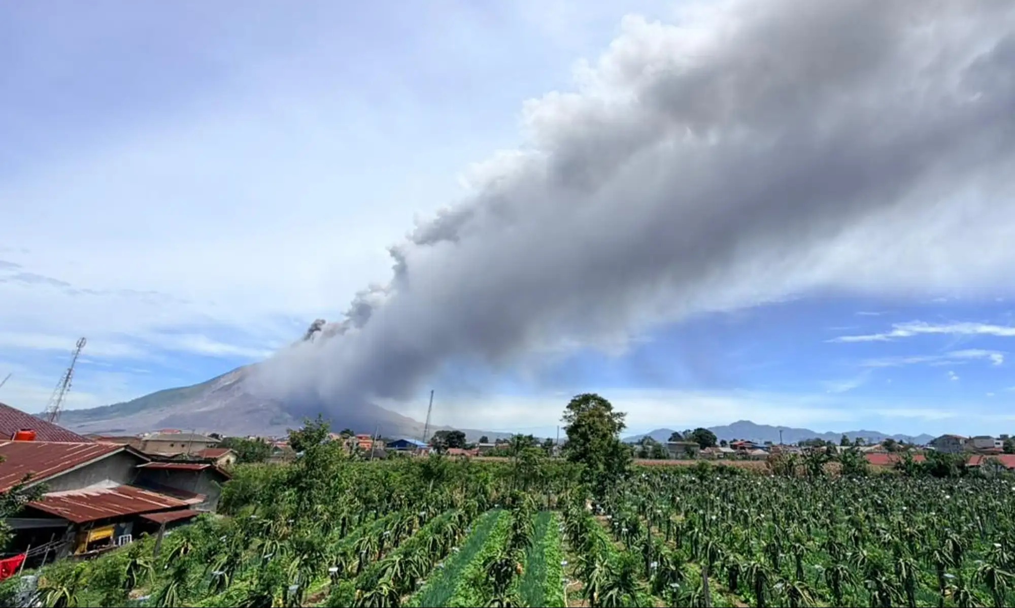 Eruption of Sinabung volcano on Indonesia’s Sumatra island prompts higher alert