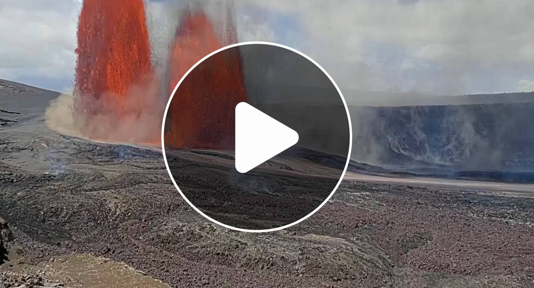 VIDEO | Hawaii's Kilauea volcano erupts, shooting towering lava fountains