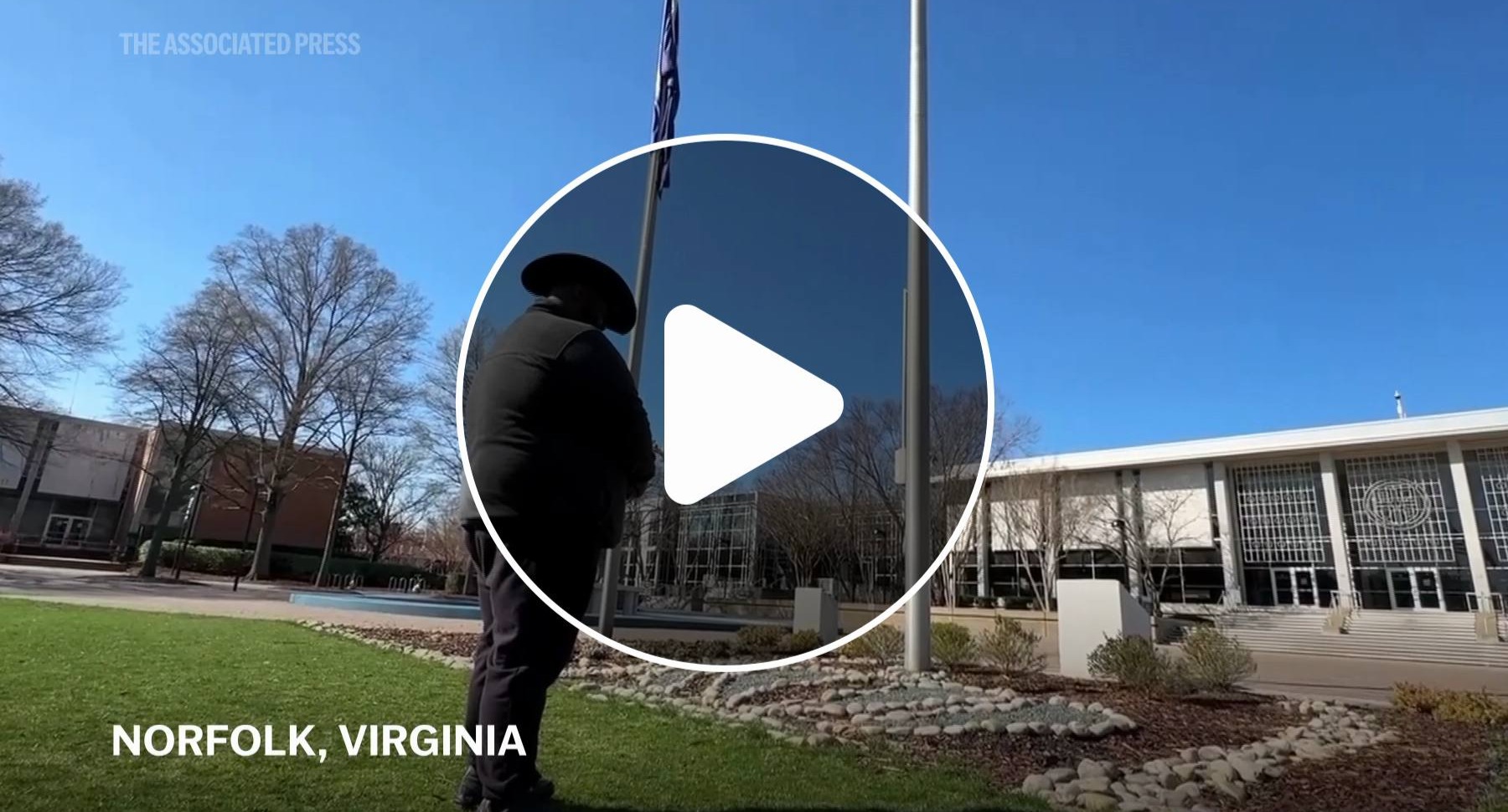 VIDEO | Friend of ROTC leader killed in Old Dominion University shooting visits campus to honor him