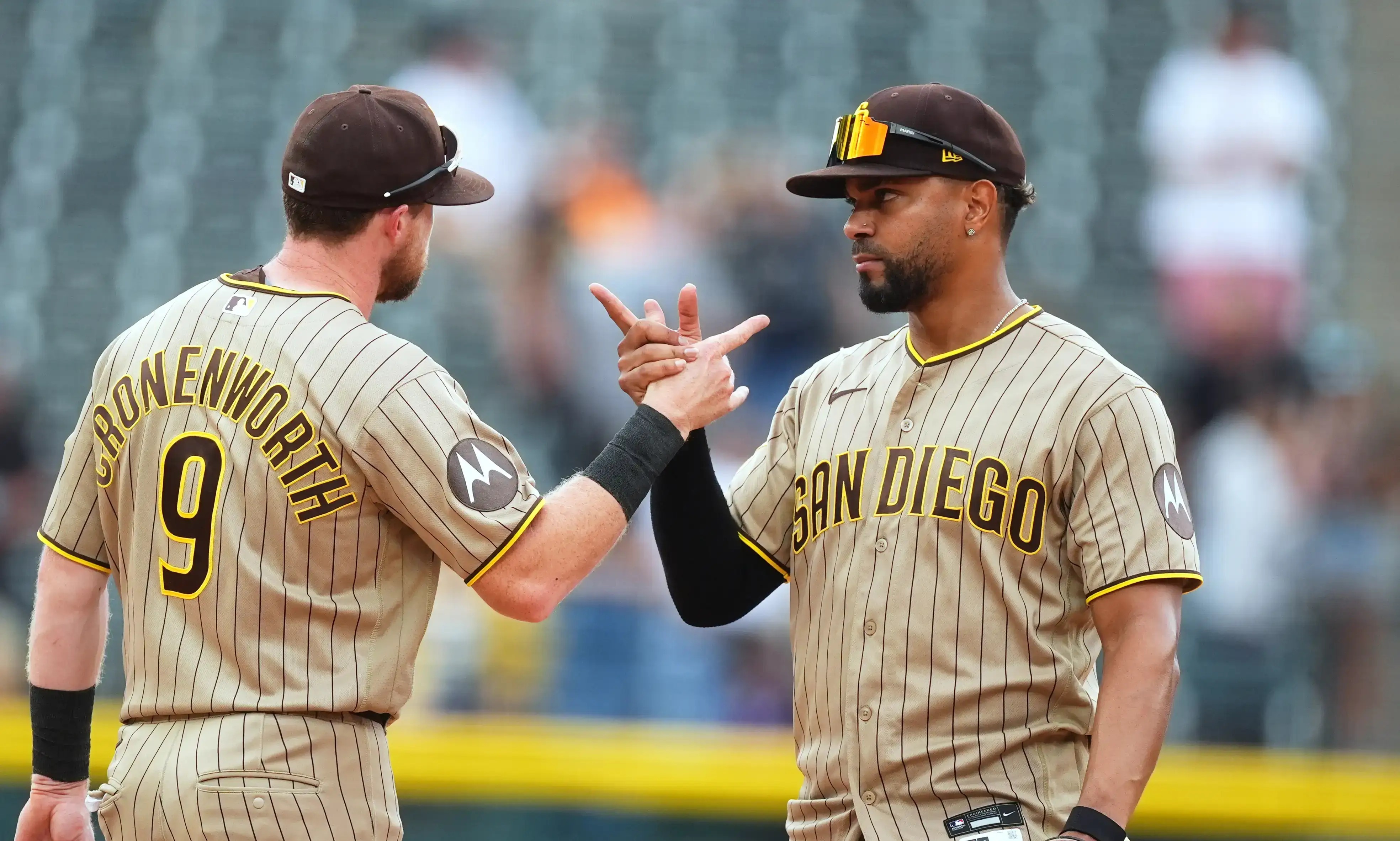 Xander Bogaerts misses a cycle by a single as the Padres roll past the Rockies 9-2