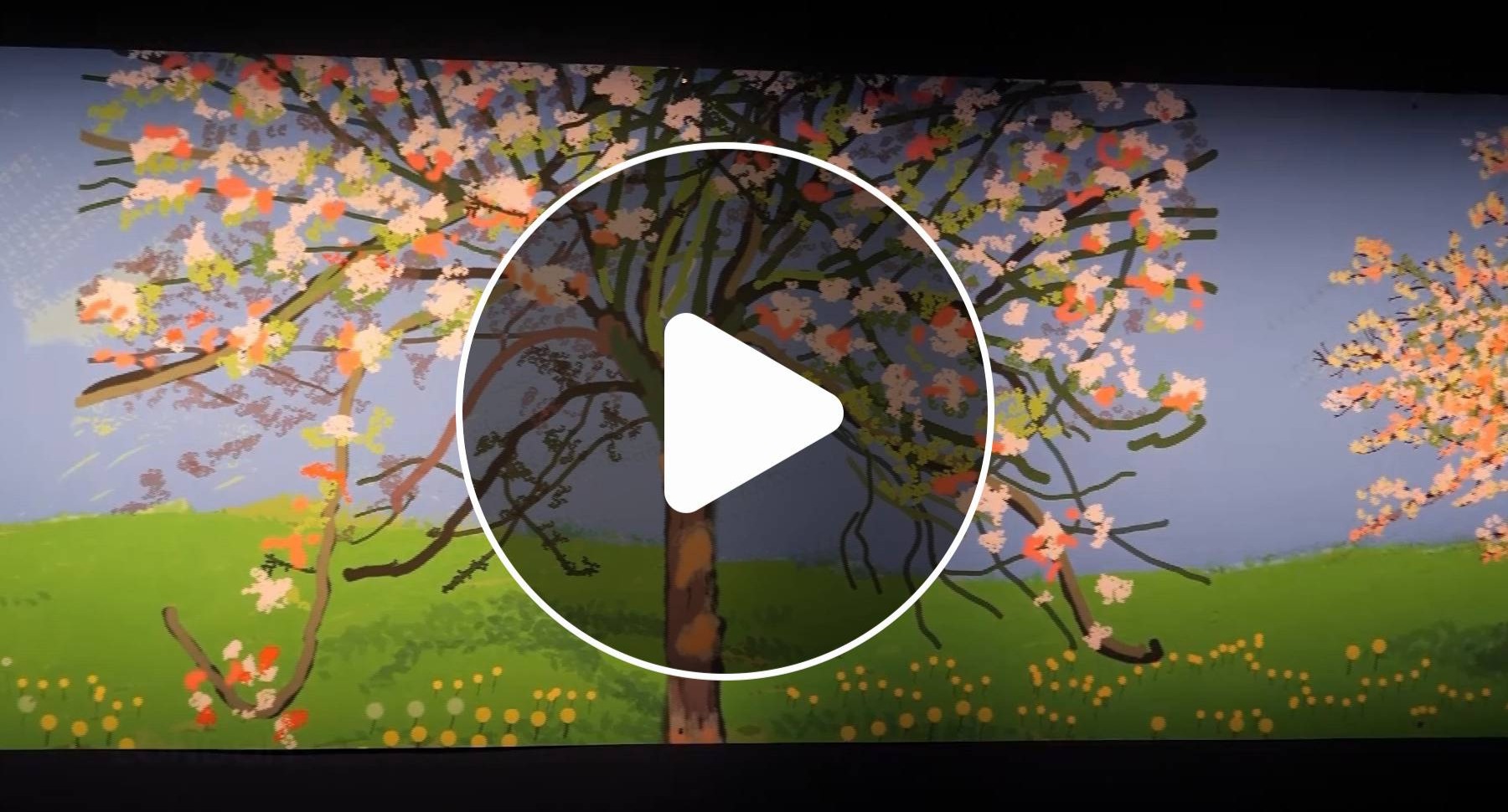 VIDEO | Hockney's 70 metre Bayeux tapestry-inspired artwork opens in London
