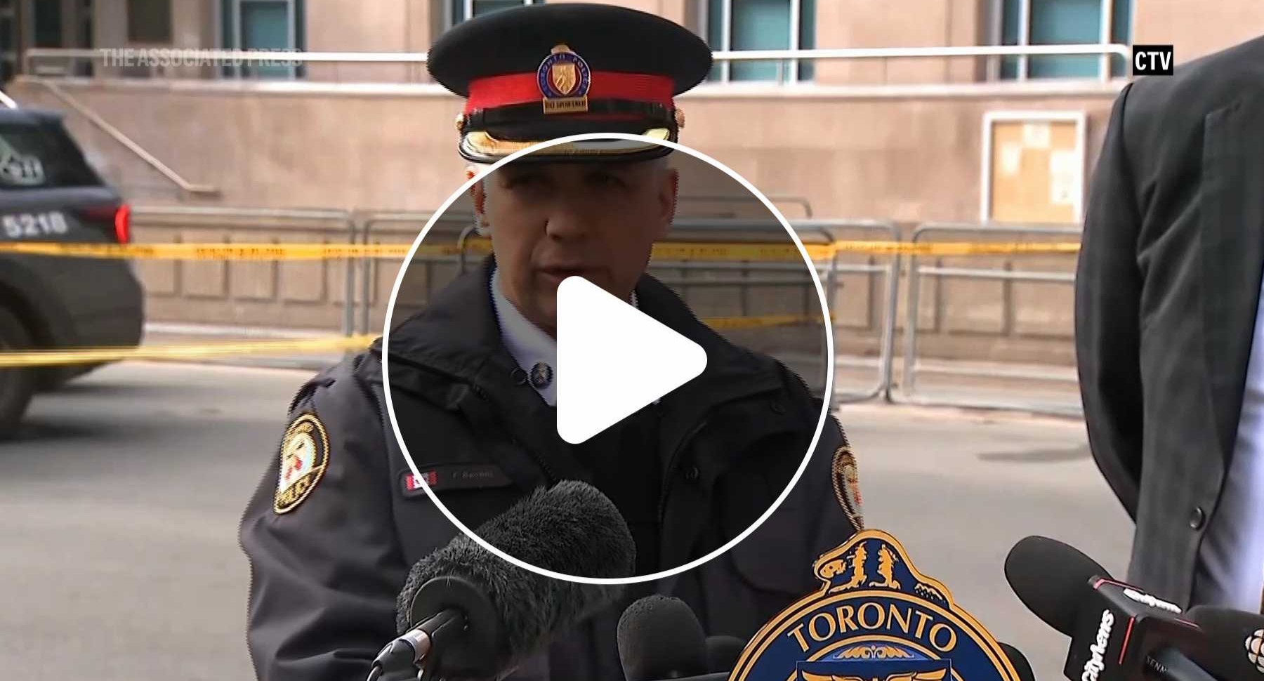 VIDEO | Canadian police investigate gunfire at United States consulate in Toronto