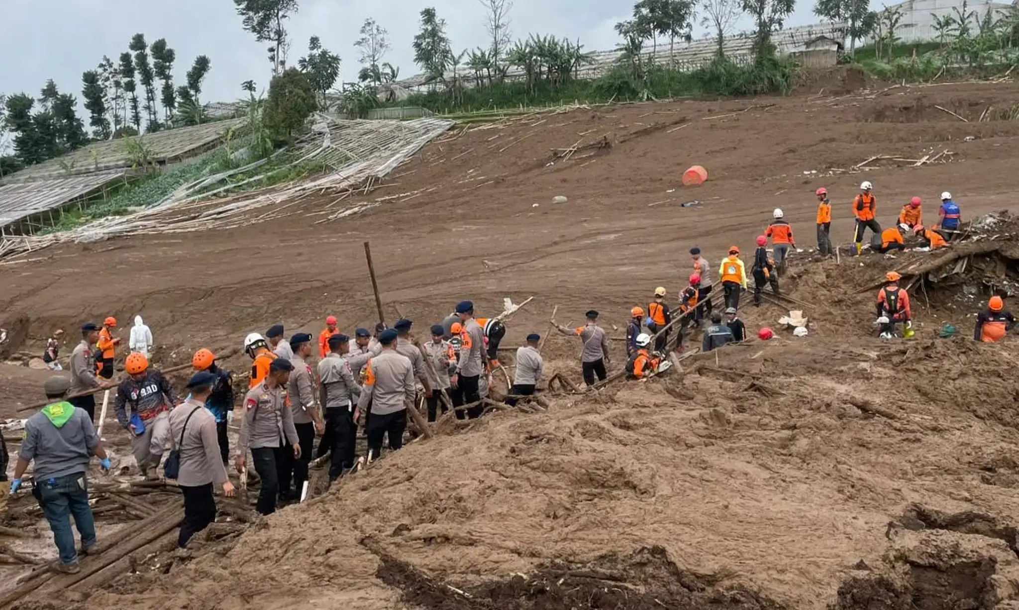 Indonesian marines among 42 missing in deadly West Java landslide