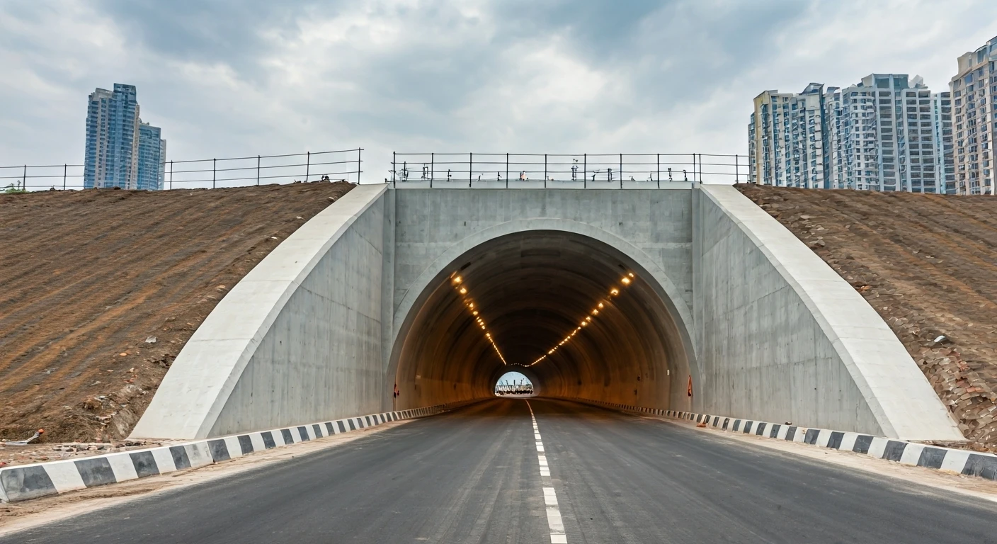 Mumbai Builds Tunnels to Ease Road Congestion