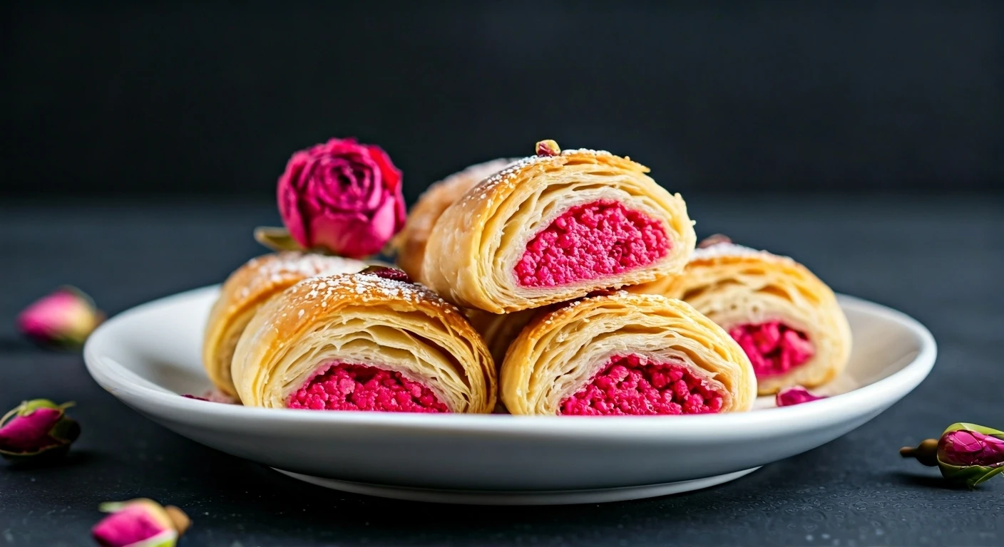 Try Rose Coconut Karanji: A Sweet Indian Treat