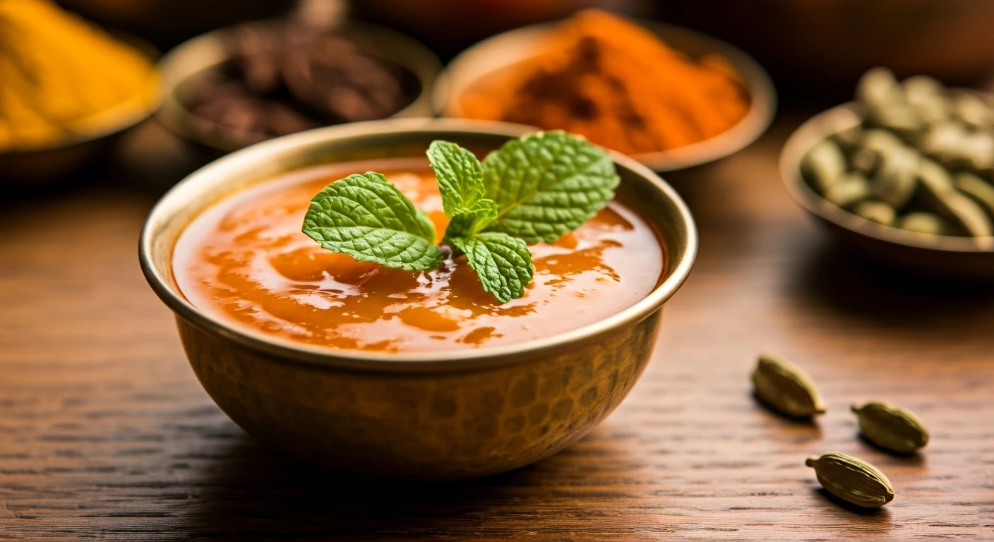 Peach Sauce Gets a Delicious Indian Makeover