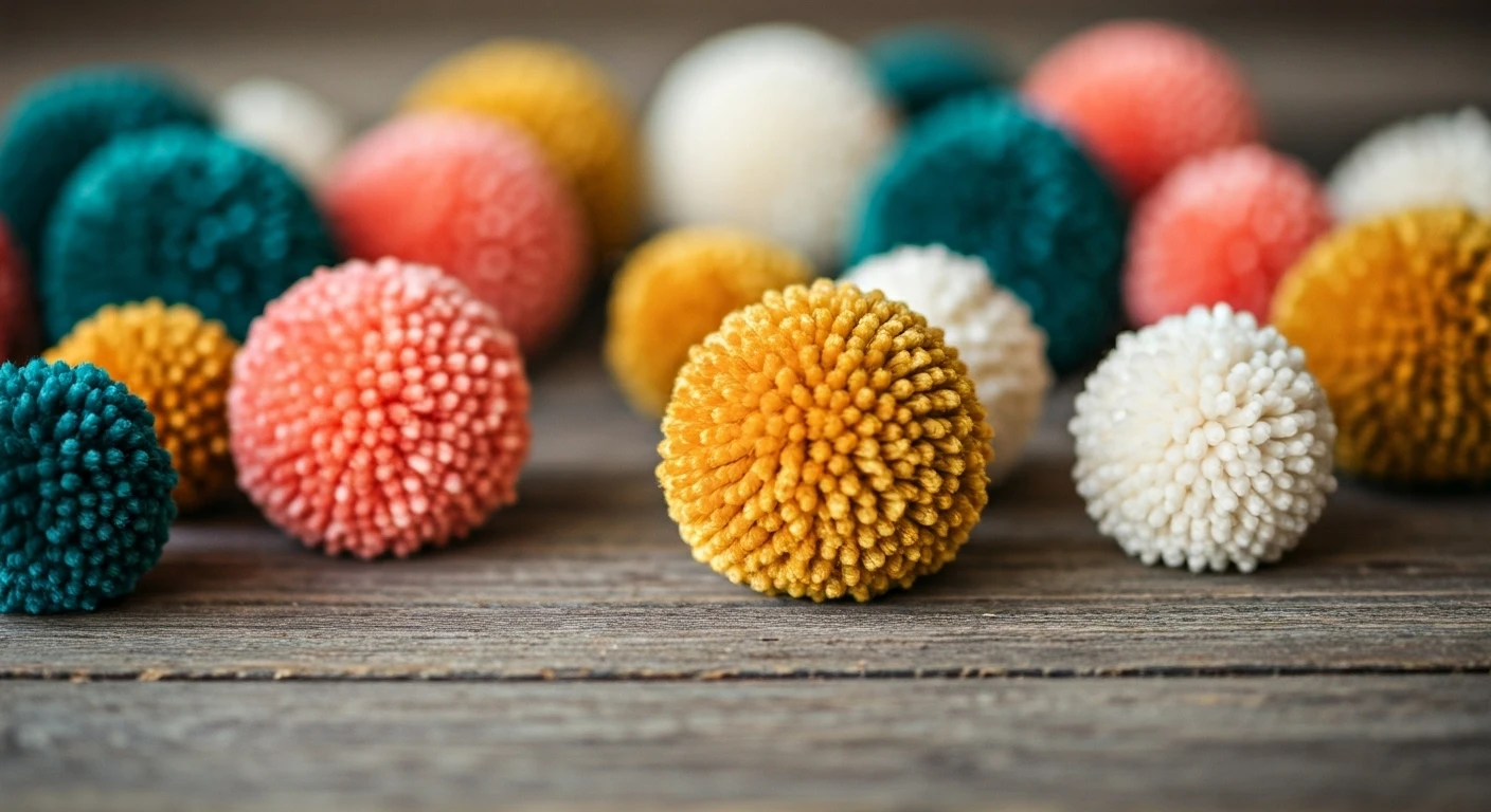 Make Pom Pom Decorations for Your Home
