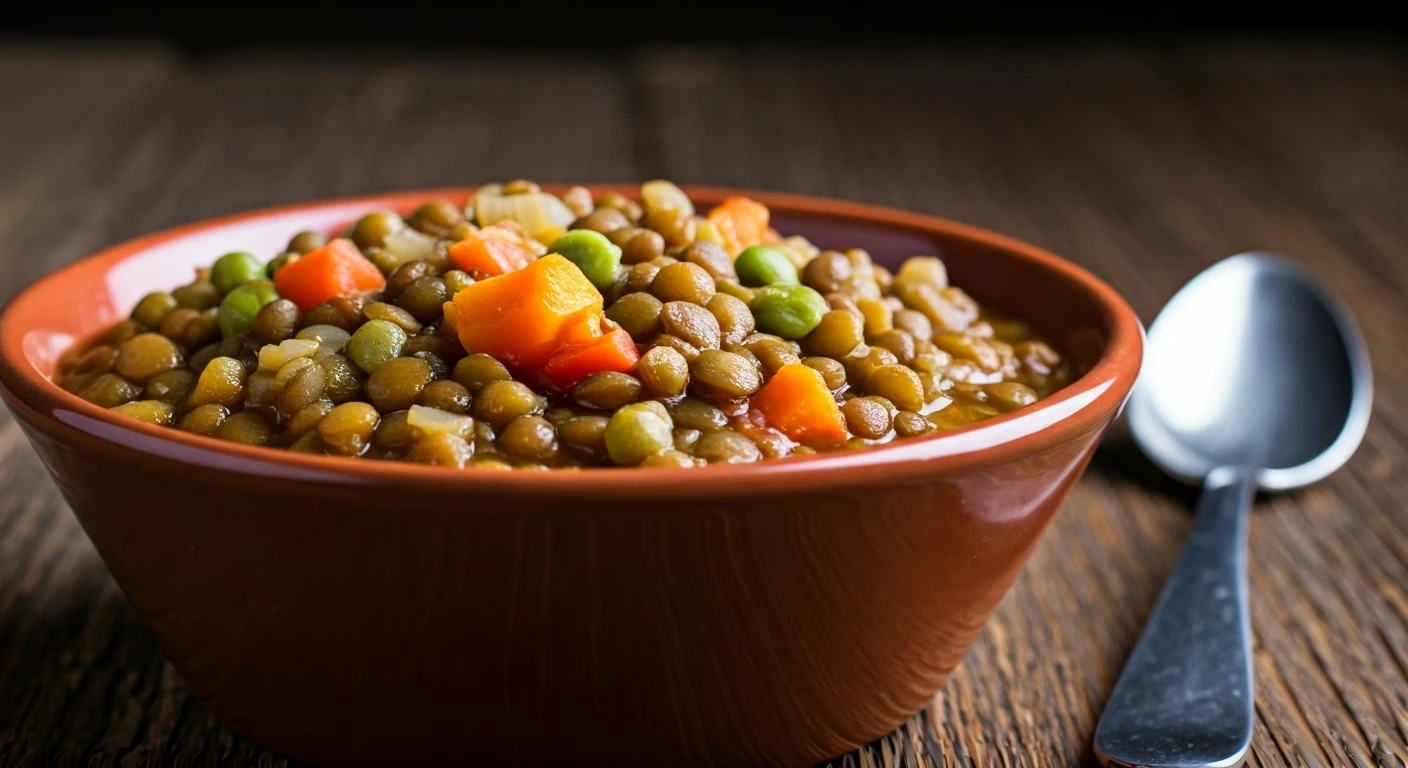 Make Flavorful Vegetarian Lentil Stew Tonight