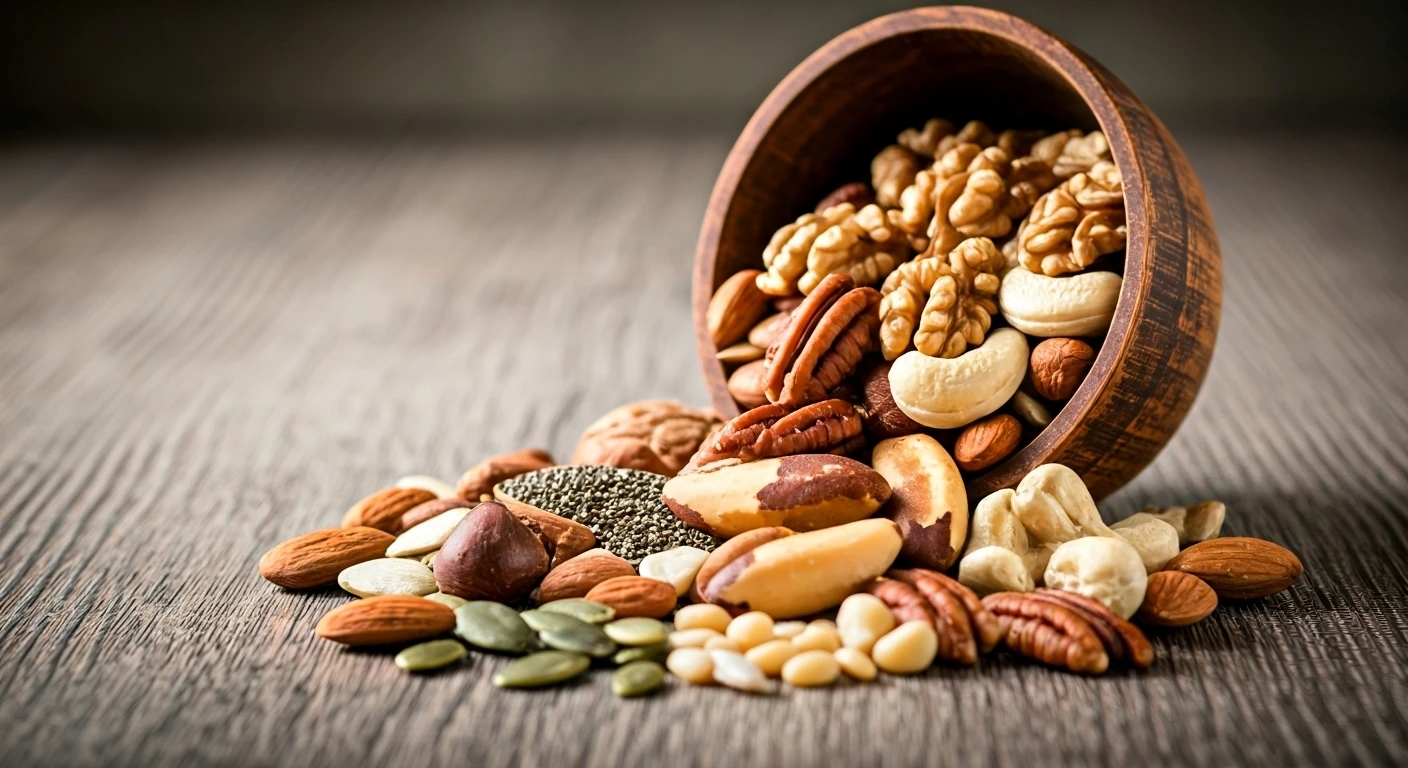 Nuts and Seeds Fuel Your Body with Nutrients.