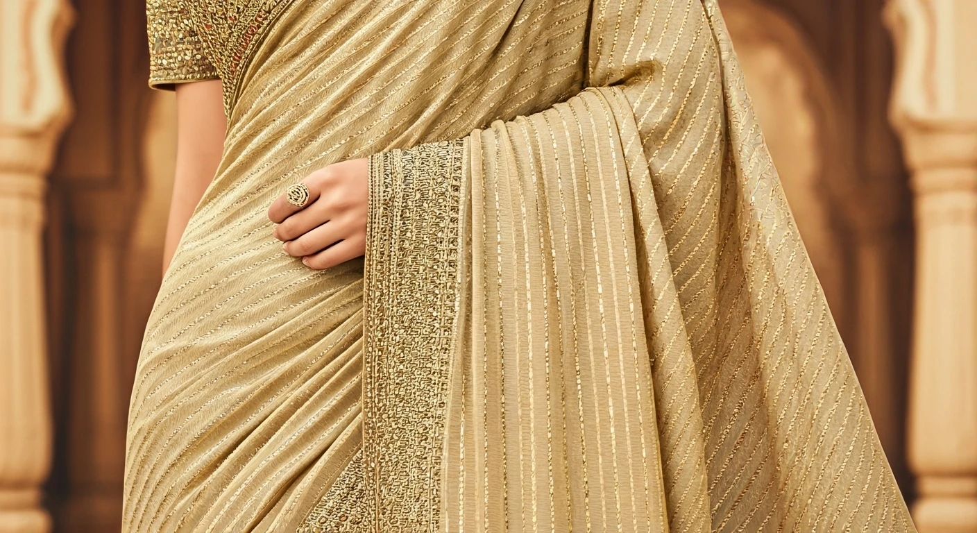 Kajol Wears Beige Gown: Tradition Meets Trend