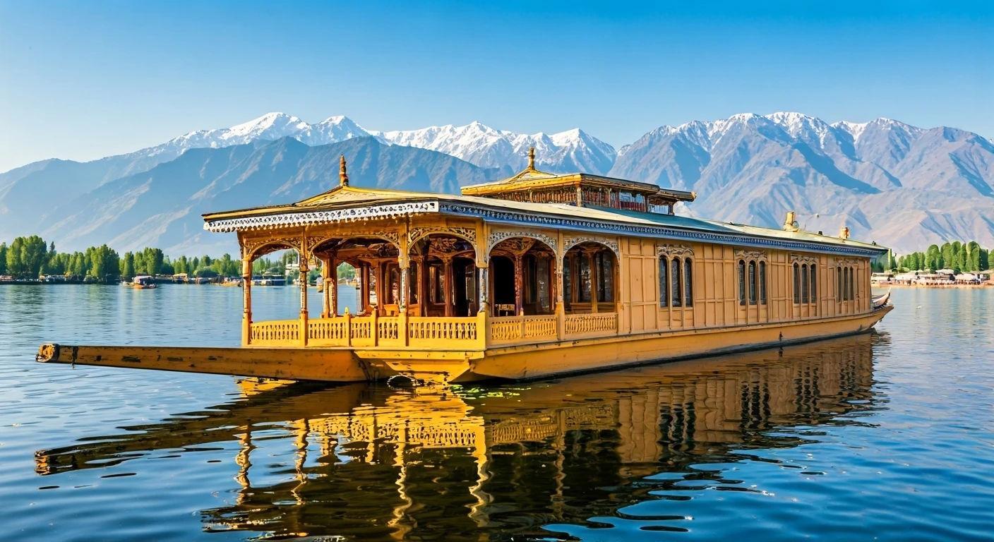 Dal Lake Is A Jewel In Srinagar, Kashmir