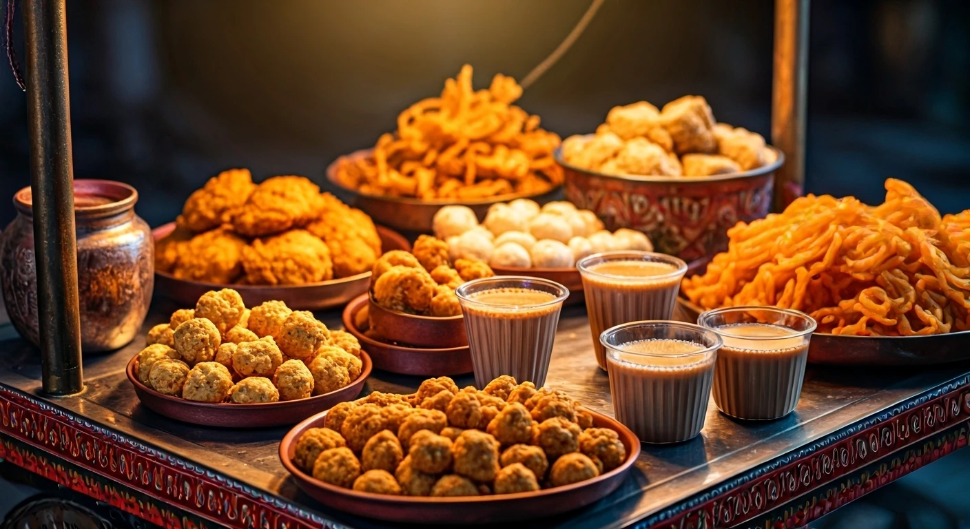 Spice Route: Try Indian Street Foods With Tea!