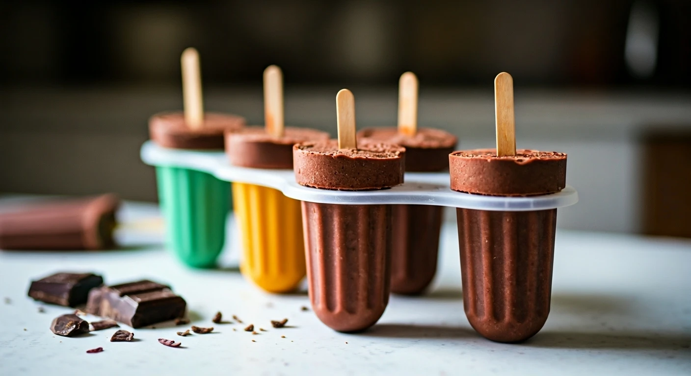 Make Chocolate Popsicles In 7 Easy Steps!