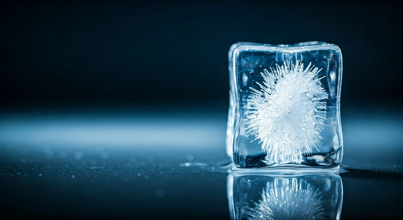 Ice Cube Facials Give Skin a Fresh Glow.