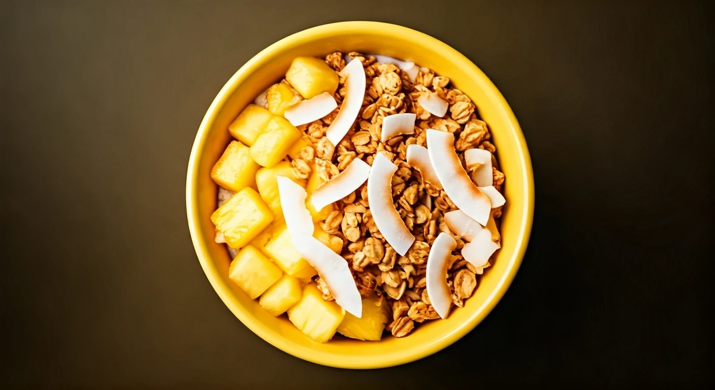 Make a Tasty Pineapple Coconut Crunch Bowl