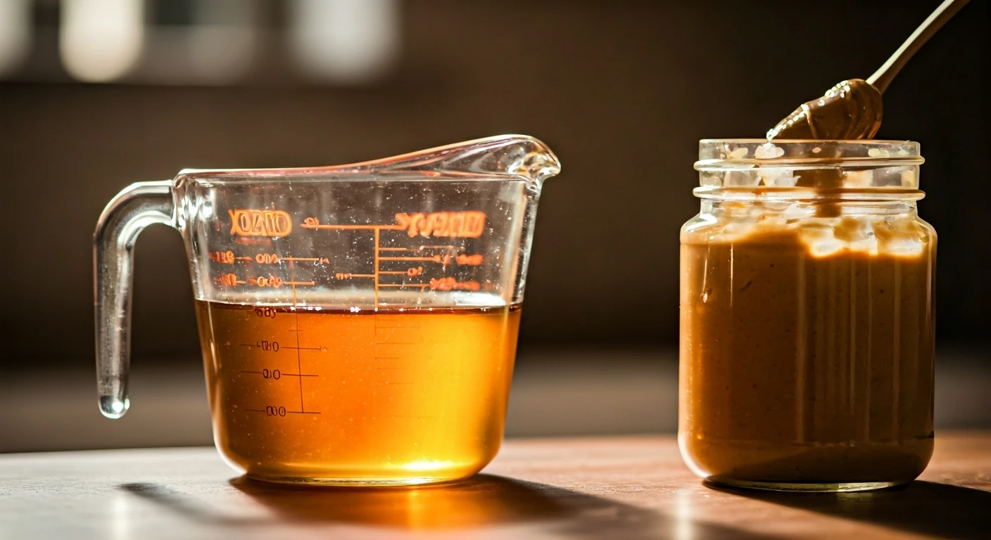 Measure Sticky Ingredients Easily In Kitchen