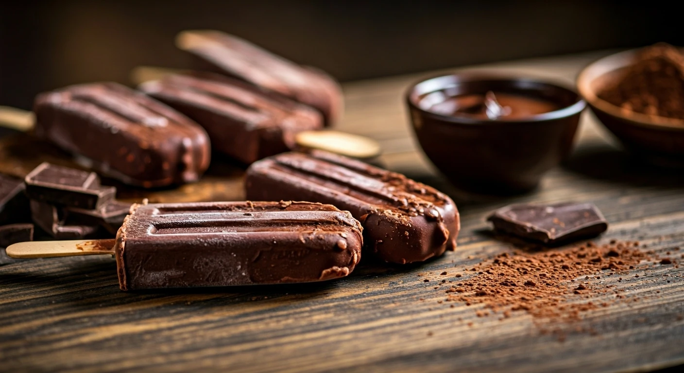 You Can Make Chocolate Popsicles In 7 Steps