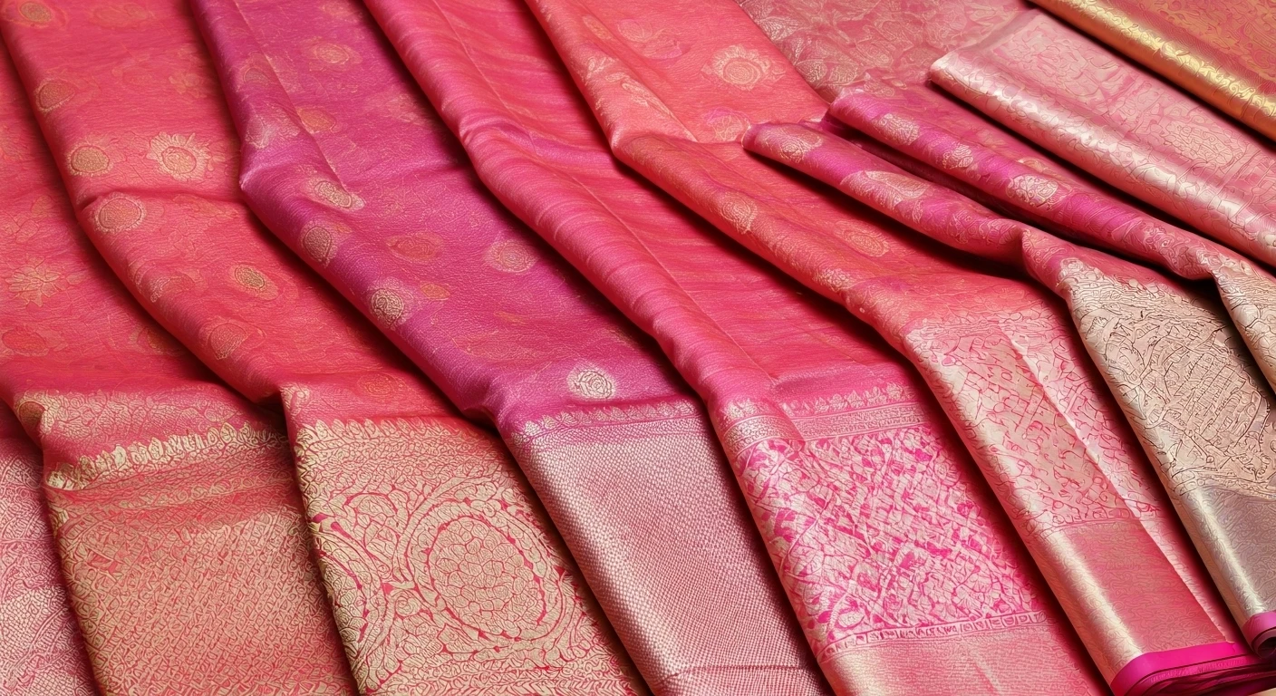 Pink Sarees: 10 Festive Wardrobe Essentials