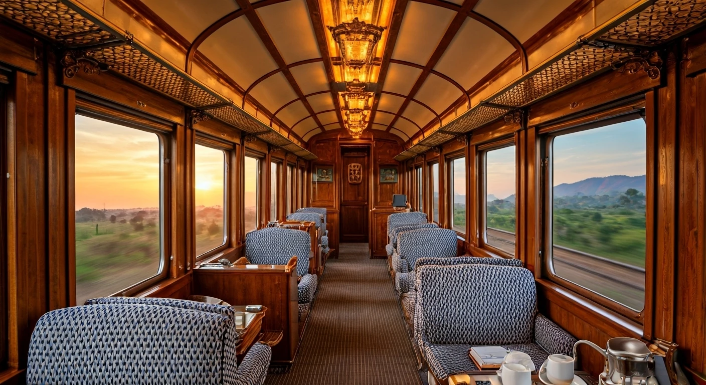 Experience Luxury Train Travel in India.