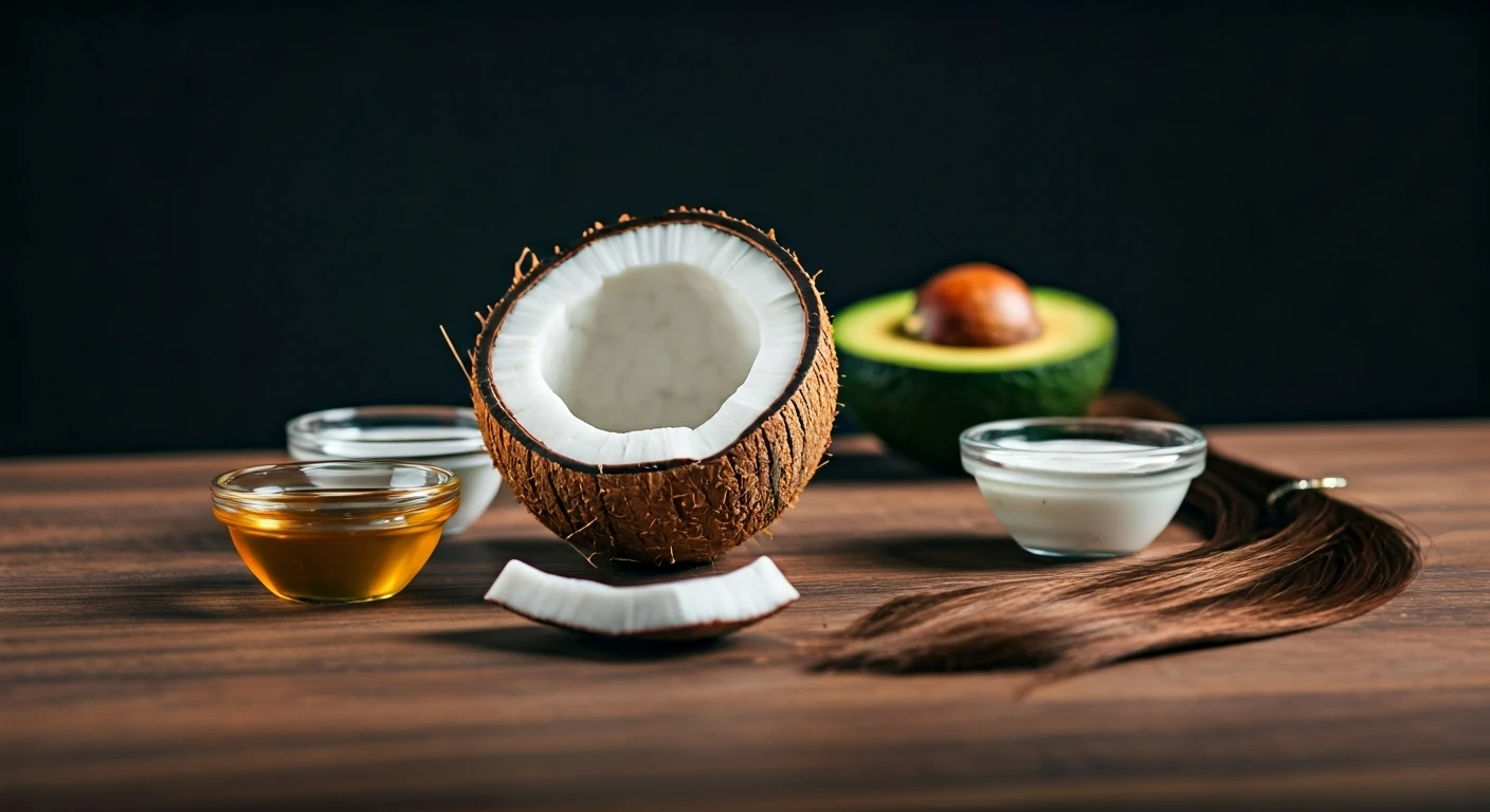 Coconut Milk Hair Packs Boost Shine Strength