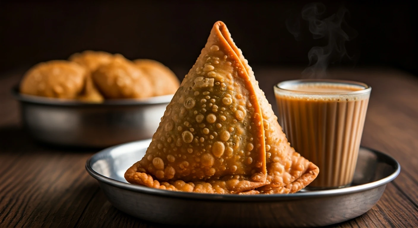 Sunny Deol Enjoys Samosas and Chai on Set