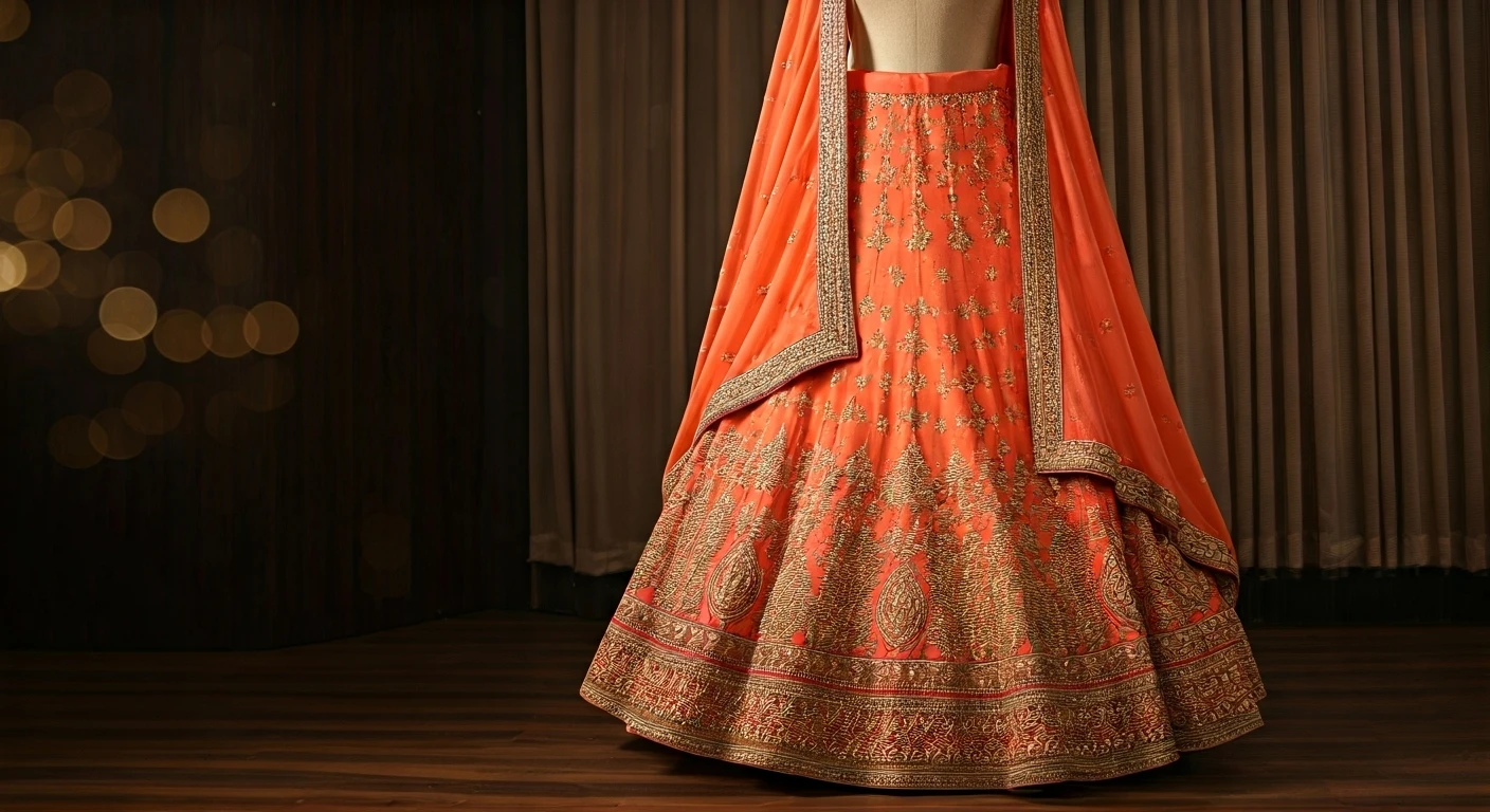 Sara Ali Khan Wows in Peach Diwali Lehenga