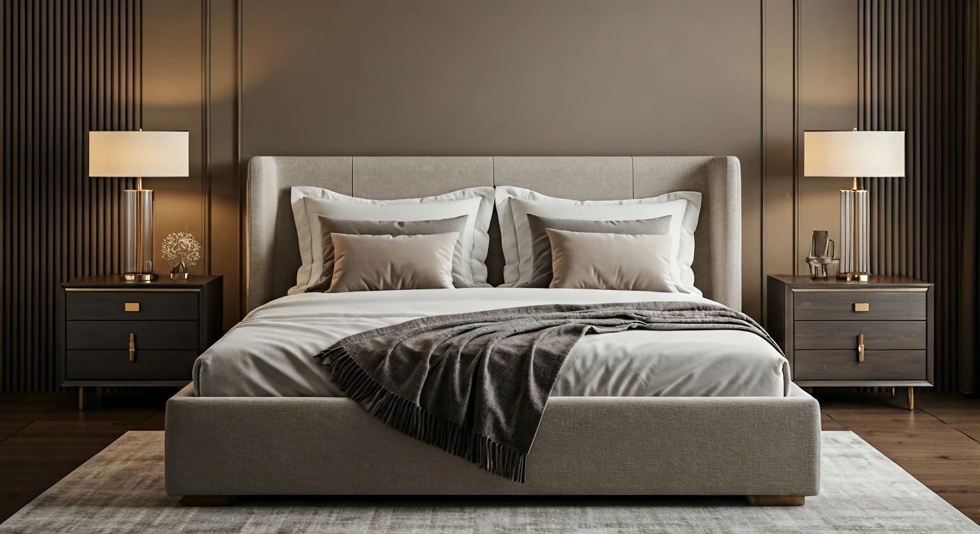 Cozy Up Your Bedroom With Fabric Panel Beds