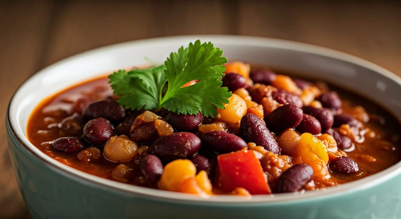 Make Delicious Double Bean and Pepper Chilli