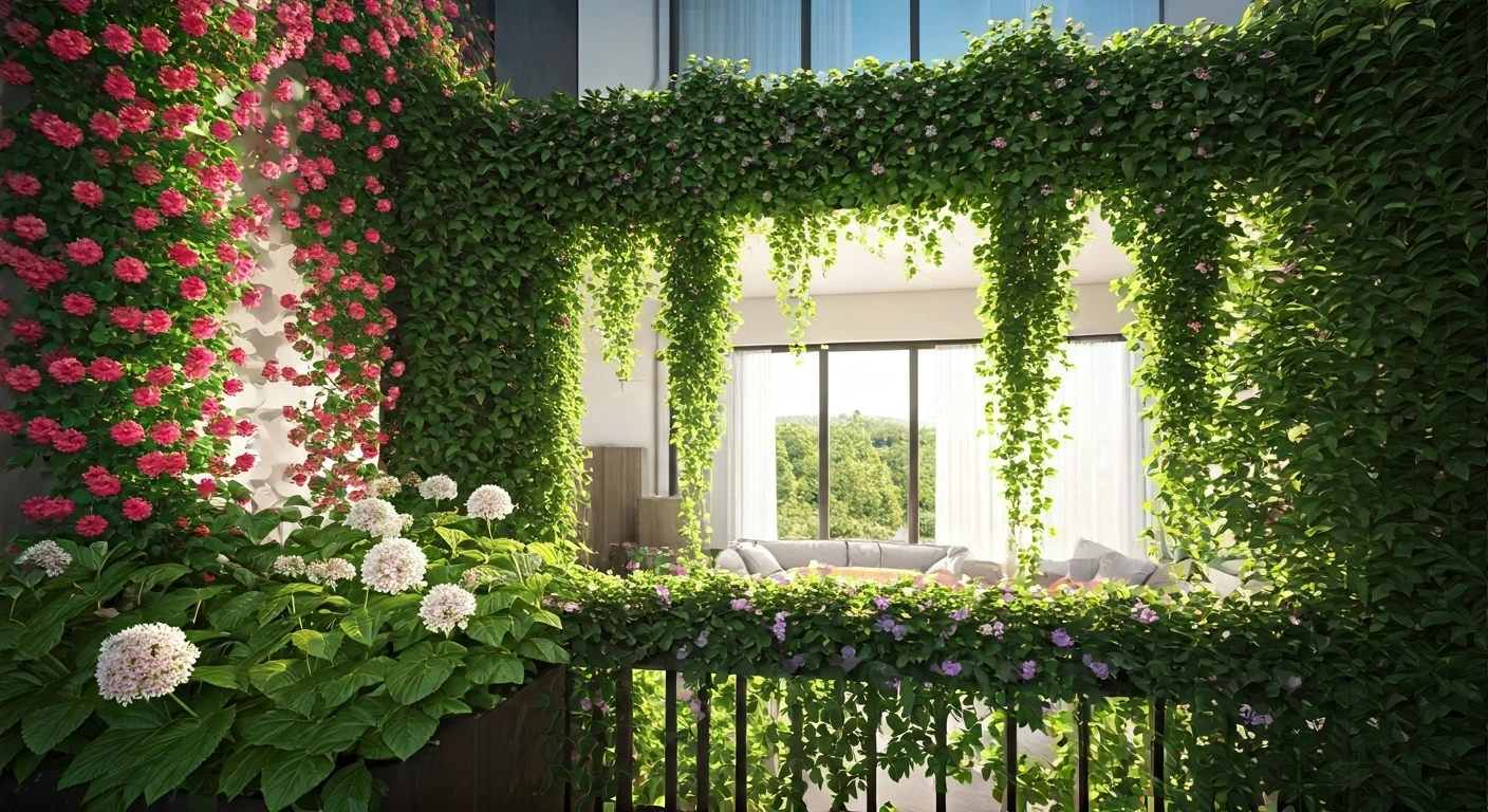 Creepers and Climbers Make Balconies Beautiful