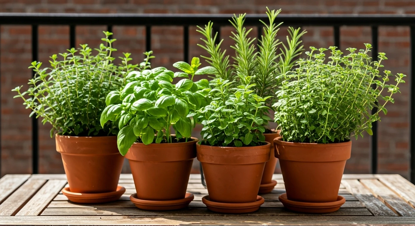 Grow Easy Herbs in Your Balcony Garden Now.