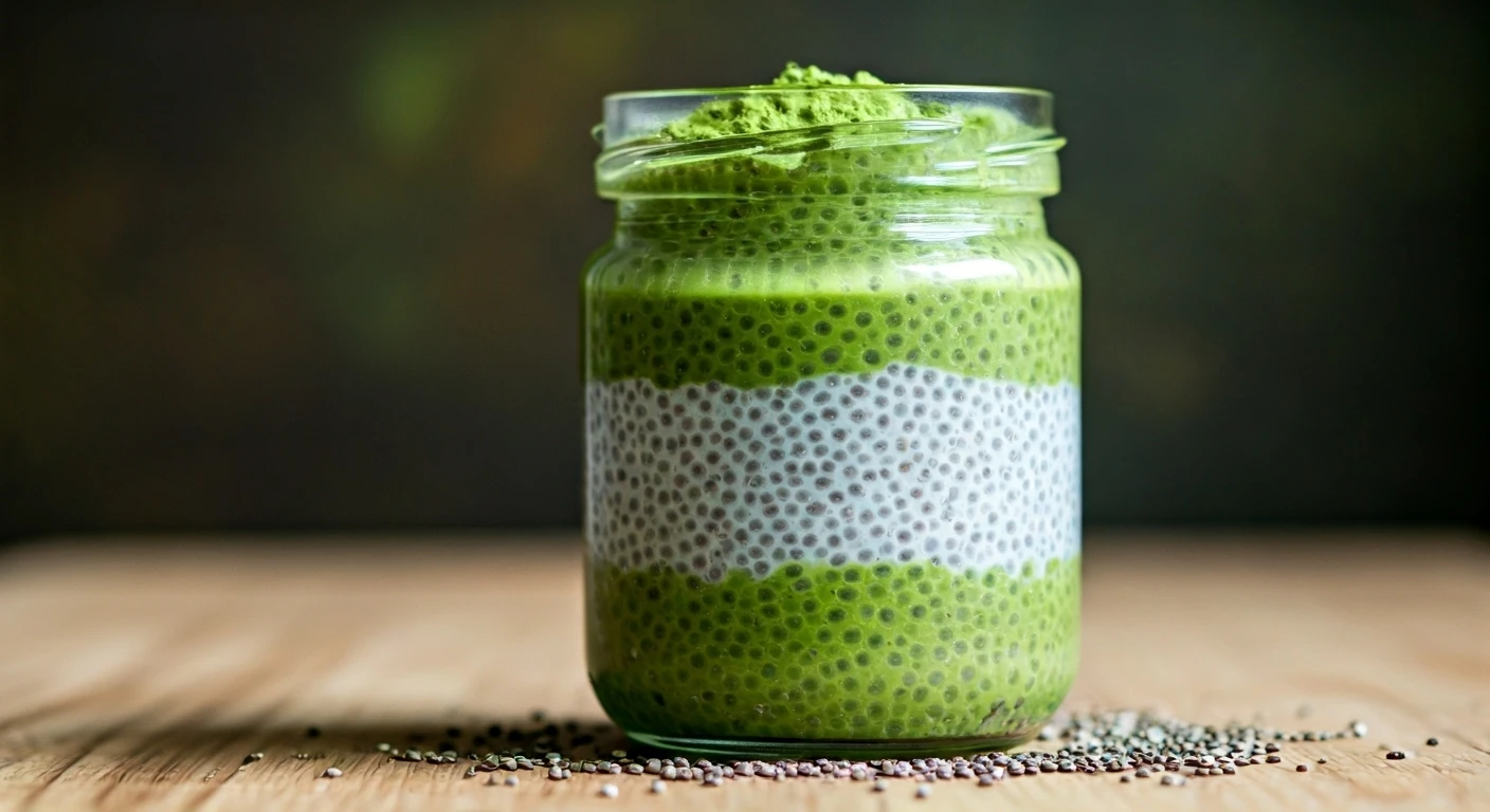 Eat Matcha Chia Pudding For A Healthy Liver