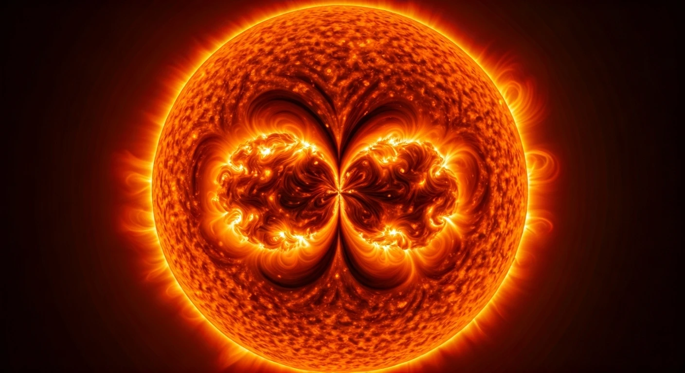 Butterfly Sunspot Signals Solar Storm Risk