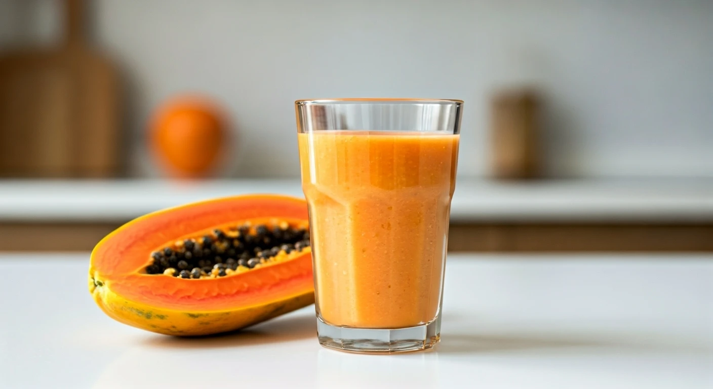 Papaya Smoothie: A Gut-Friendly Choice