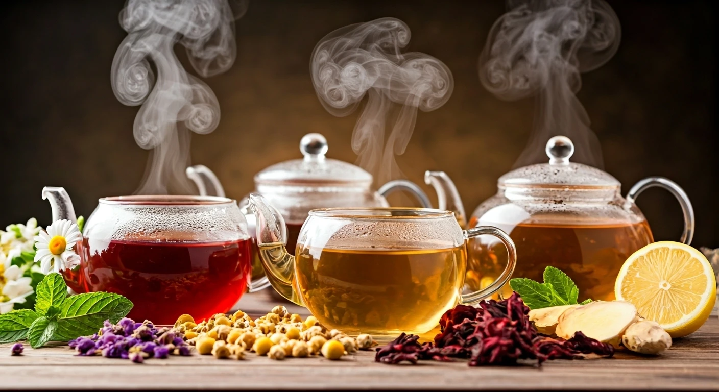 Drink These 5 Herbal Teas To Stay Hydrated.