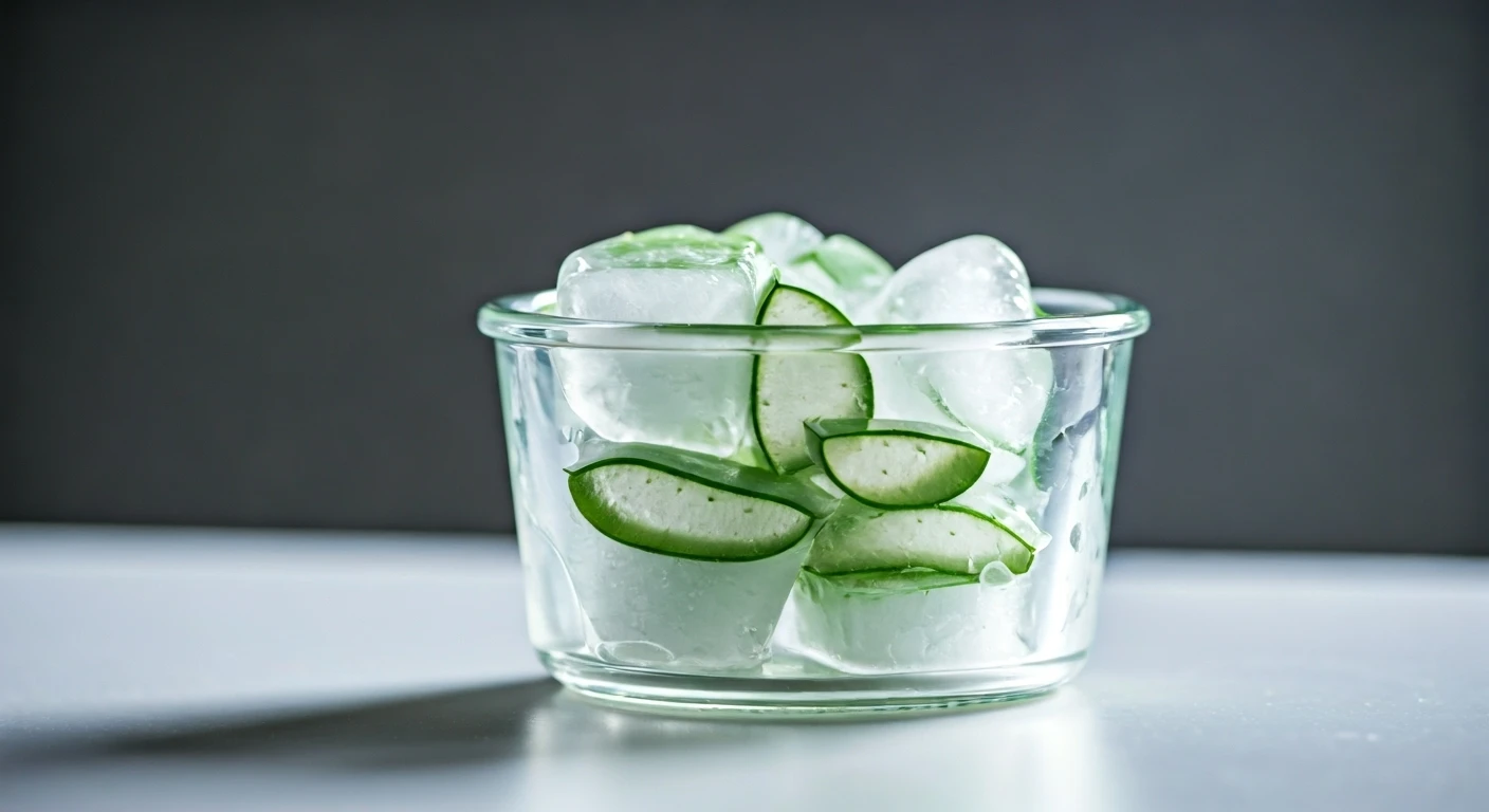 Aloe Vera Ice Cubes: A Cool, Soothing Remedy