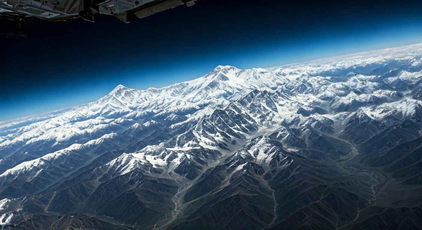 Everest Seen From Space Shows Earth's Majesty