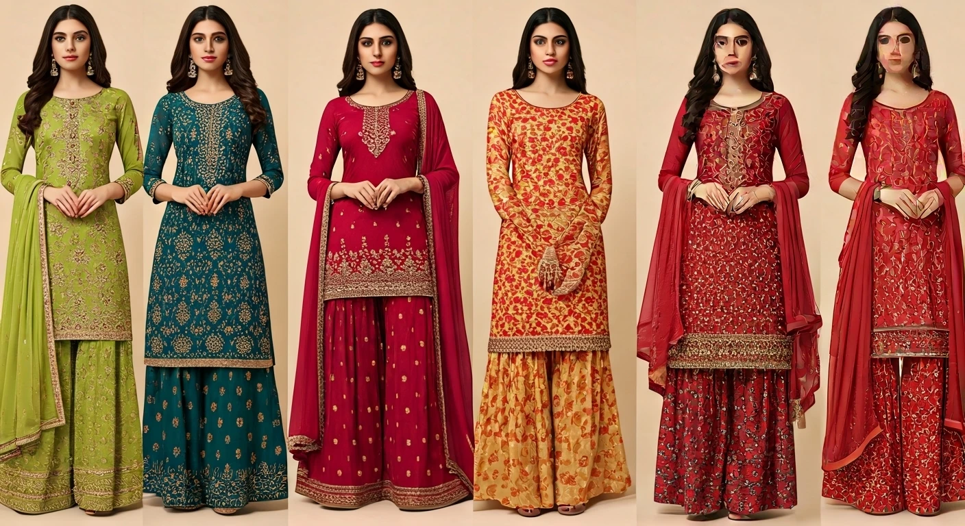Update your wardrobe with salwar suit trends.