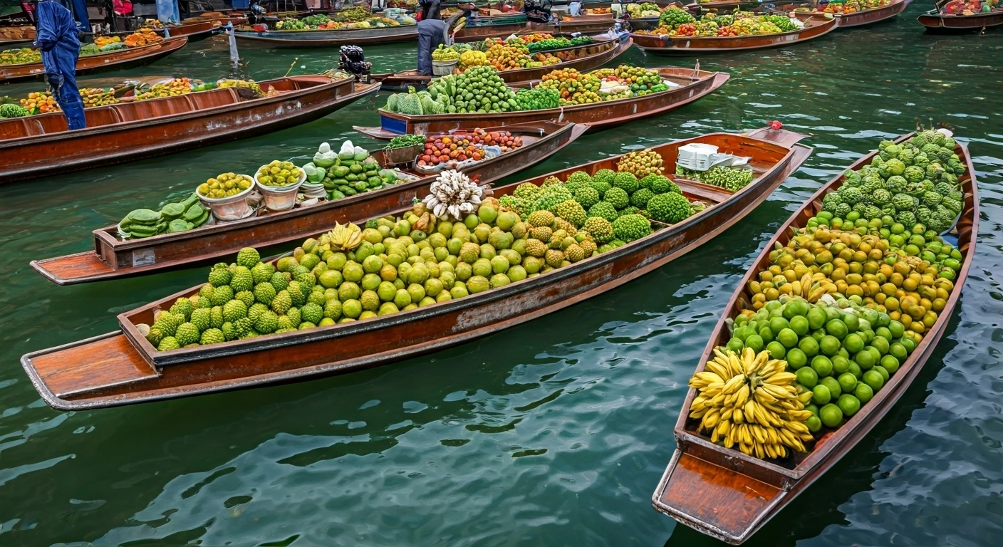 Explore 7 Charming Floating Markets Worldwide