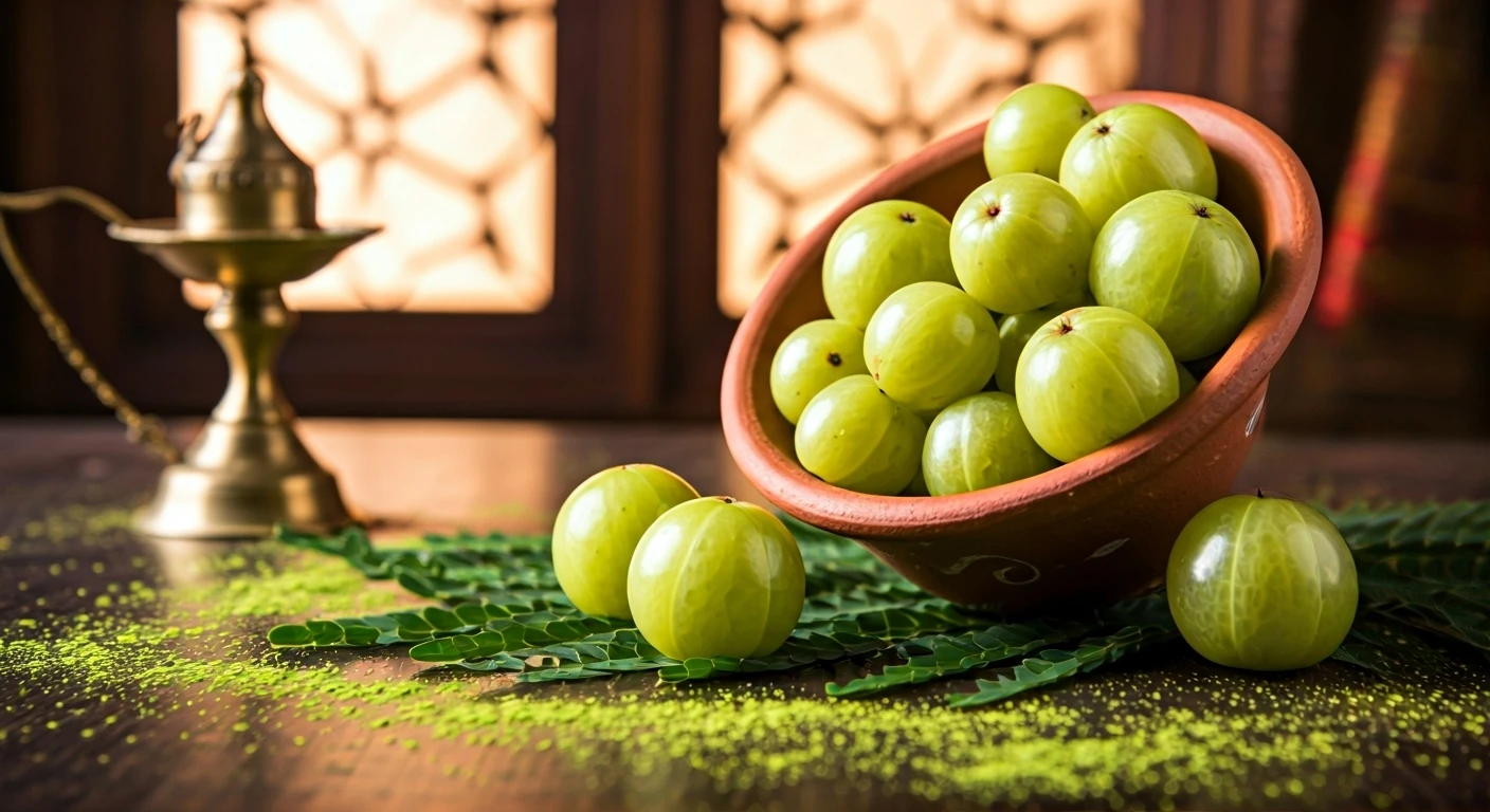 Amla Can Naturally Darken Hair Color